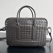 Bottega Veneta Getaway Large Briefcase Brown Size 39 x 28.5 x 8 cm - 4