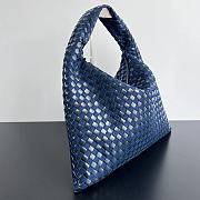 Bottega Veneta Hop Large Bag Blue Size 54 x 24 x 13 cm - 6