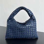 Bottega Veneta Hop Small Bag Blue Size 41 x 20.5 x 7.5 cm - 1