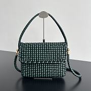 Bottega Veneta Swing Dark Green Size 25 x 19 x 6 cm - 1