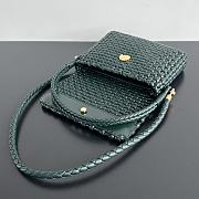 Bottega Veneta Swing Dark Green Size 25 x 19 x 6 cm - 4