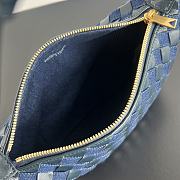 Bottega Veneta Mini Wallace Bag Blue Size 20 x 13 x 9.5 cm - 6