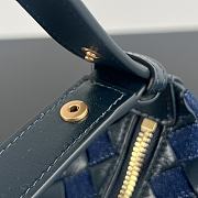 Bottega Veneta Mini Wallace Bag Blue Size 20 x 13 x 9.5 cm - 2