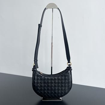 Bottega Veneta Gemelli Messenger Bag Black Size 26 x 15 x 8 cm