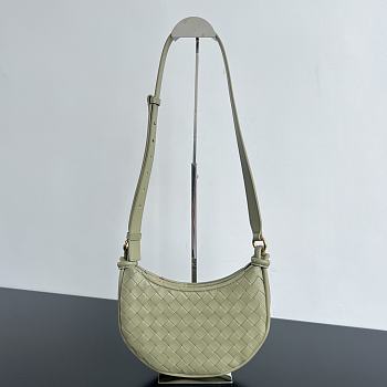 Bottega Veneta Gemelli Messenger Bag Green Size 26 x 15 x 8 cm