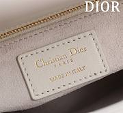 Dior Lady Dior Four-grid Dragonfly White Size 20 x 16 x 8 cm - 6