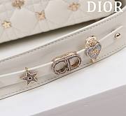 Dior Lady Dior Four-grid Dragonfly White Size 20 x 16 x 8 cm - 2