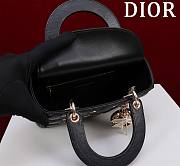 Dior Lady Dior Four-grid Dragonfly Black Size 20 x 16 x 8 cm - 6