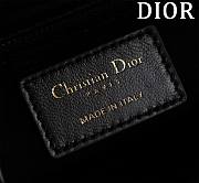 Dior Lady Dior Four-grid Dragonfly Black Size 20 x 16 x 8 cm - 5