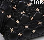 Dior Lady Dior Four-grid Dragonfly Black Size 20 x 16 x 8 cm - 2