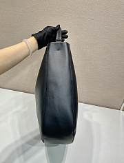 Prada Large Leather Shoulder Bag Black Size 45.5 x 43 x 11 cm - 6