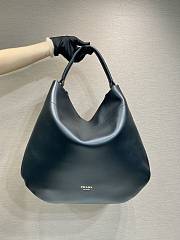 Prada Large Leather Shoulder Bag Black Size 45.5 x 43 x 11 cm - 4