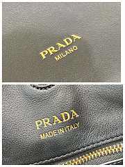 Prada Large Leather Shoulder Bag Black Size 45.5 x 43 x 11 cm - 2