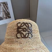 Loewe Anagram Raffia Bucket Hat - 4