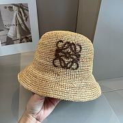 Loewe Anagram Raffia Bucket Hat - 2