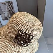 Loewe Anagram Raffia Bucket Hat - 3