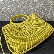 Valentino Garavani Allknots Woven Tote Bag Yellow Size 38 x 34 x 7cm - 6