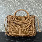 Valentino Garavani Allknots Woven Tote Bag Brown Size 38 x 34 x 7cm - 4