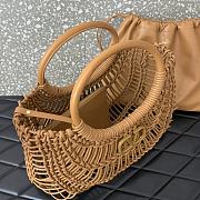 Valentino Garavani Allknots Woven Tote Bag Brown Size 38 x 34 x 7cm - 3