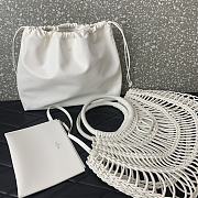 Valentino Garavani Allknots Woven Tote Bag White Size 38 x 34 x 7cm - 3