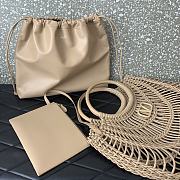 Valentino Garavani Allknots Woven Tote Bag Beige Size 38 x 34 x 7cm - 6