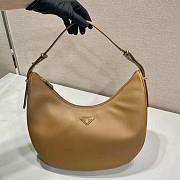 Prada Arqué Large Hobo Shoulder Bag Brown Size 26.5 x 39 x 8 cm - 1