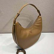 Prada Arqué Large Hobo Shoulder Bag Brown Size 26.5 x 39 x 8 cm - 2