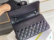 Chanel Medium Flap Bag Lambskin Black Hardware Size 25.5 cm - 5