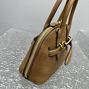 Miu Miu Aventure Shell Bag Brown Small Size 28 x 21 x 17 cm - 2