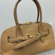 Miu Miu Aventure Shell Bag Brown Size 33 x 11 x 17 cm - 2