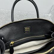 Miu Miu Aventure Shell Bag Black Small Size 28 x 21 x 17 cm - 5