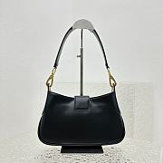 Miu Miu Leather Hobo Handbag Black Size 28 x 15 x 4 cm - 3