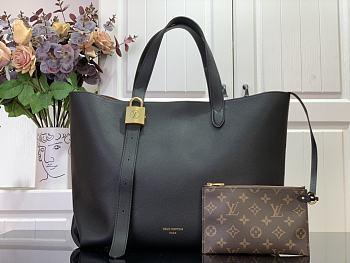 Louis Vuitton Low Key Cabas Handbag M25341 Black Size 47 x 30 x 14 cm