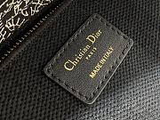 Dior D-Joy Bag Horizontal Paris Map Black Size 26 x 13.5 x 5 cm - 4