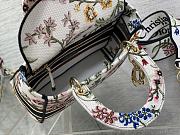 Dior Lady Sauvage Rue Print Embroidery Size 24 cm - 6