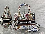 Dior Lady Sauvage Rue Print Embroidery Size 24 cm - 3