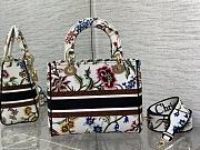 Dior Lady Sauvage Rue Print Embroidery Size 24 cm - 2