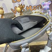 Louis Vuitton Alma BB Handbag M12289 Grey Flower Size 23.5 x 17.5x 11.5 cm - 5