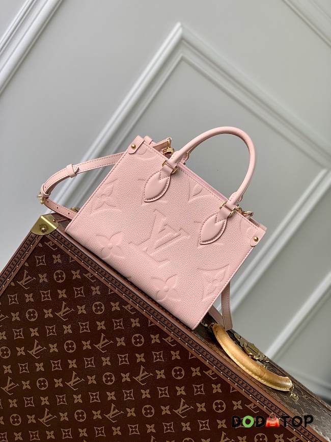 Louis Vuitton LV Onthego M45653 Pink Bag Size 25 x 19 x 11.5 cm - 1