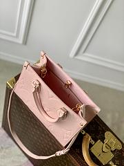 Louis Vuitton LV Onthego M45653 Pink Bag Size 25 x 19 x 11.5 cm - 2