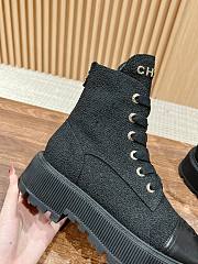 Chanel Ankle Boots Black - 5