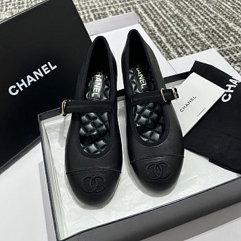 Chanel Mary Jane shoes black