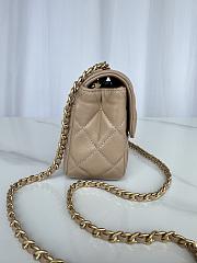 Chanel Mini Flap Bag Beige AS5026 Size 20 x 8 x 11 cm - 6