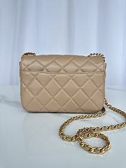 Chanel Mini Flap Bag Beige AS5026 Size 20 x 8 x 11 cm - 3