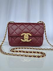 Chanel Mini Flap Bag Red AS5026 Size 20 x 8 x 11 cm - 1