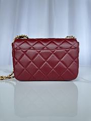 Chanel Mini Flap Bag Red AS5026 Size 20 x 8 x 11 cm - 5