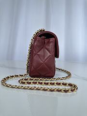 Chanel Mini Flap Bag Red AS5026 Size 20 x 8 x 11 cm - 4