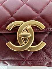 Chanel Mini Flap Bag Red AS5026 Size 20 x 8 x 11 cm - 2