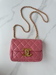 Chanel Mini Flap Bag Pink AS5026 Size 20 x 8 x 11 cm - 5