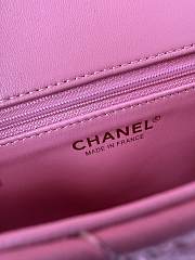 Chanel Mini Flap Bag Pink AS5026 Size 20 x 8 x 11 cm - 3